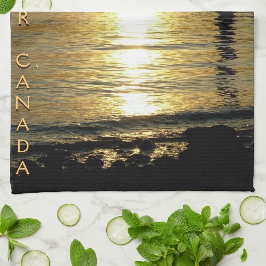 Canada Towel Native Totem Pole Vancouver Tea Towel Theedoek (Gevouwen)