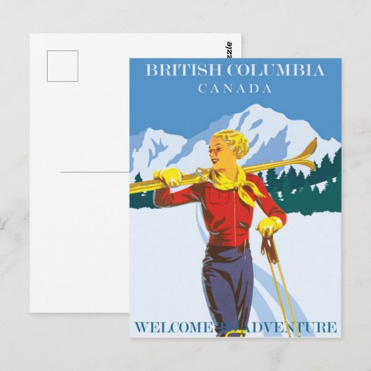  Canada Travel Briefkaart (Voorkant / Achterkant)