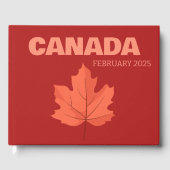 Canada travel coffee table book gastenboek (Voorkant)