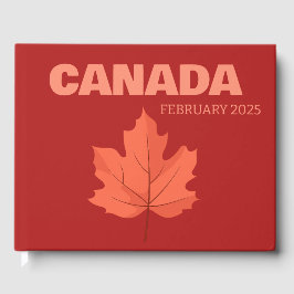Canada travel coffee table book gastenboek