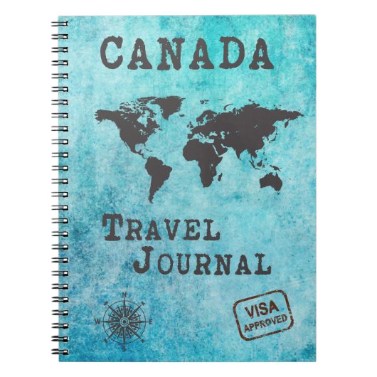 Canada Travel Journal Vacking Trip Planner Notitieboek (Voorkant)