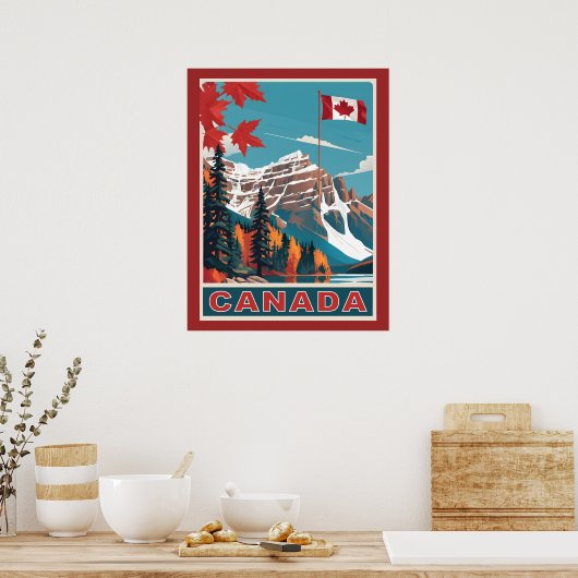 Canada Travel Poster (Keuken)