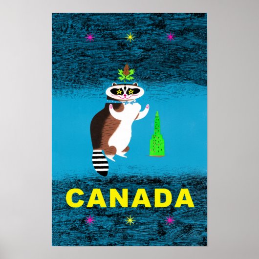 Canada travel poster (Voorkant)