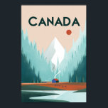 Canada Travel poster<br><div class="desc">Canada reisposter winterprinten</div>