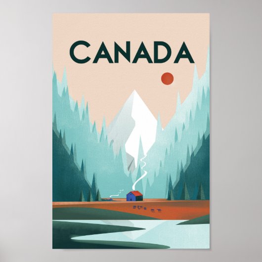 Canada Travel poster (Voorkant)