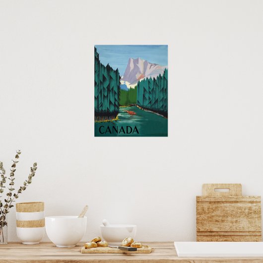 Canada Travel Poster (Keuken)