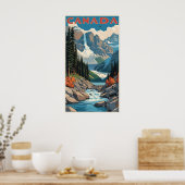 Canada Travel Poster (Keuken)