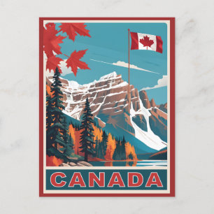 Canada Travel Poster Briefkaart