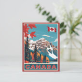 Canada Travel Poster Briefkaart (Staand voorkant)