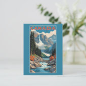 Canada Travel Poster Briefkaart (Staand voorkant)