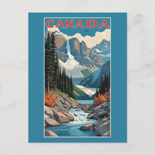 Canada Travel Poster Briefkaart (Voorkant)