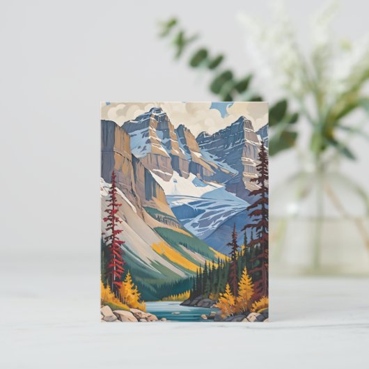 Canada Travel Poster Briefkaart (Staand voorkant)