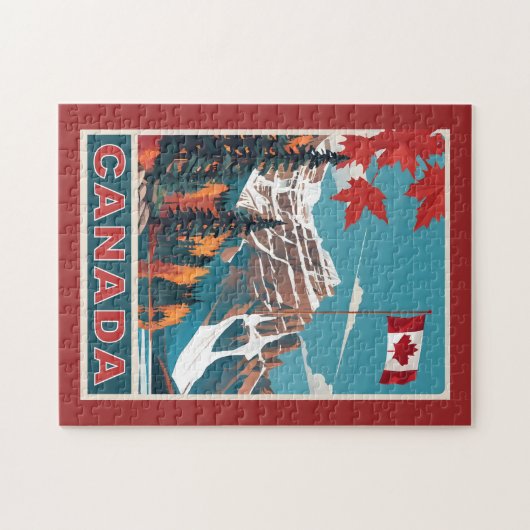 Canada Travel Poster Legpuzzel (Horizontaal)