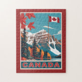Canada Travel Poster Legpuzzel (Verticaal)
