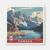 Canada Travel Poster Magneet (Voorkant)