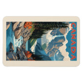 Canada Travel Poster Magneet (Horizontaal)