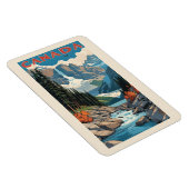 Canada Travel Poster Magneet (Rechterzijde)