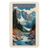 Canada Travel Poster Magneet (Verticaal)