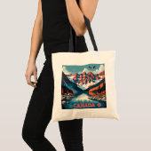 Canada Travel Poster Tote Bag (Voorkant (product))
