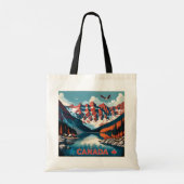 Canada Travel Poster Tote Bag (Achterkant)