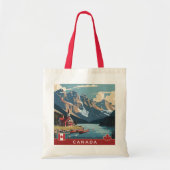 Canada Travel Poster Tote Bag (Voorkant)