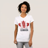 Canada Travel T-Shirt Design met Schilderachtig la (Voorkant volledig)