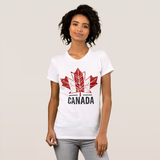 Canada Travel T-Shirt Design met Schilderachtig la (Voorkant volledig)