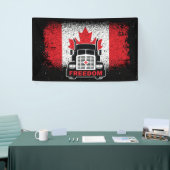 Canada Trucker Freedom Convoy 2022 Spandoek (Beurs)