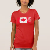 Canada True North Sterk en gratis T-shirt (Voorkant)