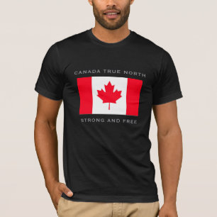 Canada True North Sterk En Vrij. Tri-Blend T-shirt