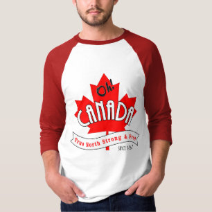 Canada. True North Strong and Free - Post-run T-shirt