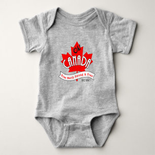 Canada. True North Strong en Free Romper
