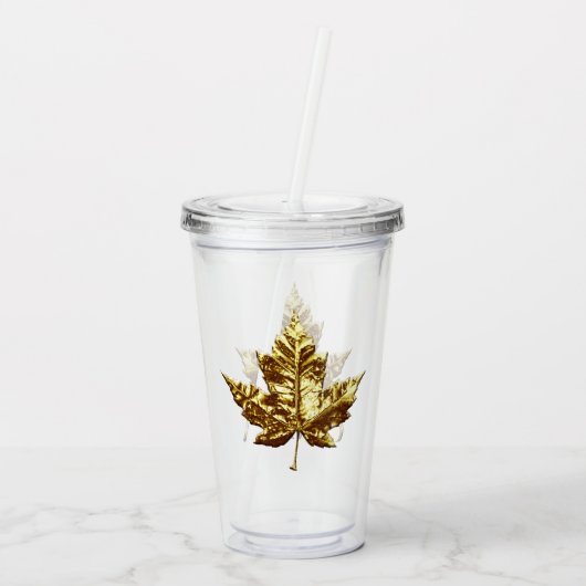 Canada Tumbler Gold Medal Canada Souvenirs Acryl Drinkbeker (Achterkant)