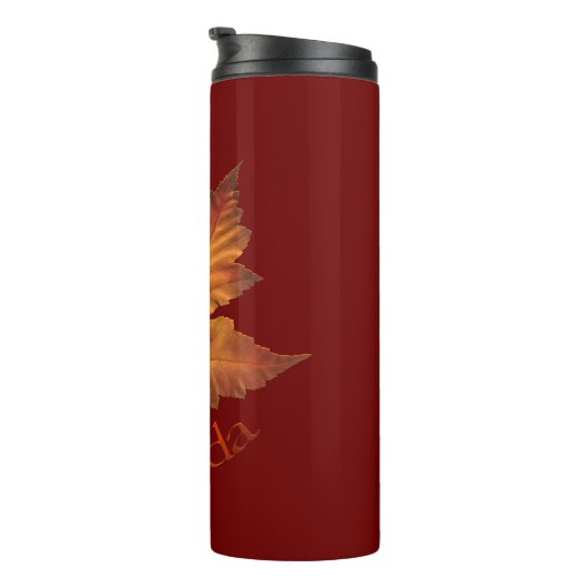 Canada Tumbler-Mokken najaar Mokken van Maple Leaf Thermosbeker (Geroteerd rechts)