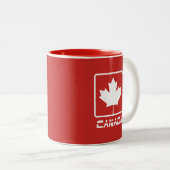 Canada Tweekleurige Koffiemok (Voorkant rechts)