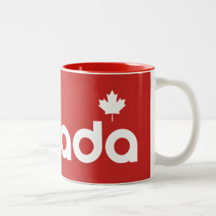 Canada Tweekleurige Koffiemok