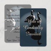 Canada Uitnodigingen Persoonlijke Canada Gans RSVP (Voorkant / Achterkant)