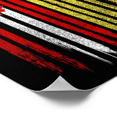 Canada Ukraine Canadian Ukrainian Flag  Poster (Hoek)