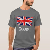 Canada Union Jack - Basic Dark T-Shirt (Voorkant)