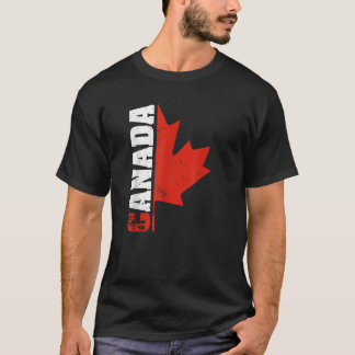 Canada USA Amerika Hockey Canadees esdoornblad T-shirt