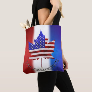 Canada USA Boodschappentassen Canada / US Souvenir Tote Bag