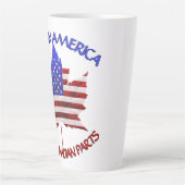 Canada USA Cups US / Canada Souvenir Latte Mokken (Voorkant)