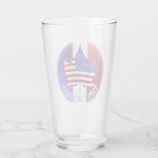 Canada USA Glasses US Canada Souvenir Mokken & Cup Glas (Achterkant)