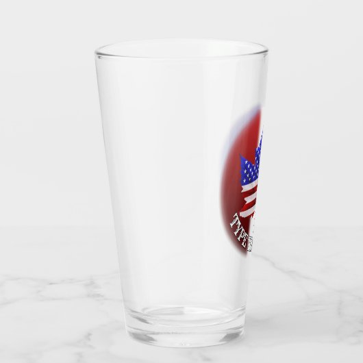 Canada USA Glasses US Canada Souvenir Mokken & Cup Glas (Rechts)