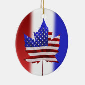 Canada USA Ornament US Canada Souvenir Puck (Rechts)