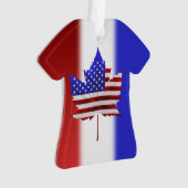 Canada USA Ornament US Canada Souvenir Puck (voorkant)