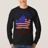 Canada USA Shirt Specialized US Canada T-shirts (Voorkant)