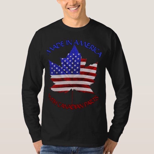 Canada USA Shirt Specialized US Canada T-shirts (Voorkant)
