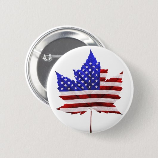 Canada USA Souvenir Buttonnen - Gepersonaliseerd Ronde Button 5,7 Cm (Voorkant /achterkant)