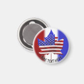 Canada USA Souvenir Fridge Magnets Magneet (Voorkant / Achterkant)